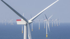 The outage was caused by a proportion of Hornsea offshore wind farm (pictured) coming offline within minutes of the Little Barford gas plant